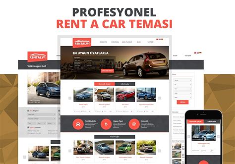 Wordpress rent a car teması ücretsiz